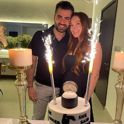 Bader Shammas is in a serious relationship with an American actress, Lindsay Lohan.